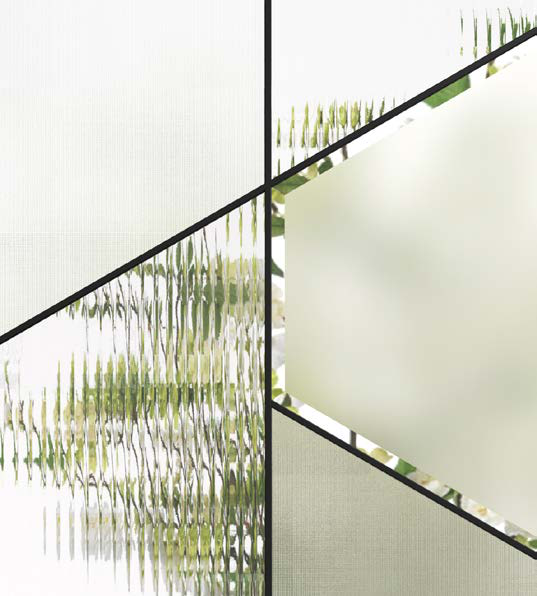 Détail du vitrage Boléro, visuel Novatech